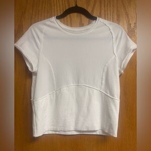 We The Free Protagonist Cropped Cap Sleeve in Ivory